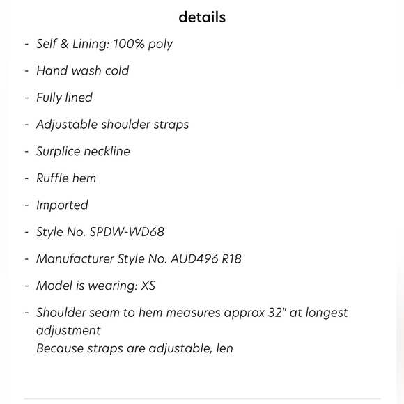 Hadley Cami Dress by Superdown - size XS - Picture 10 of 11